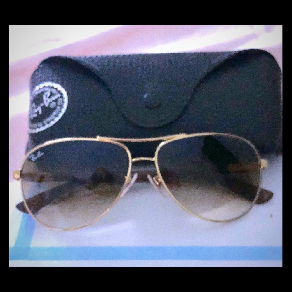 Ray Ban aviators. With carbon fiber